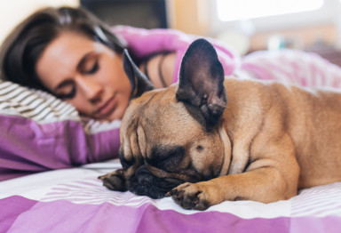 Woman sleeping